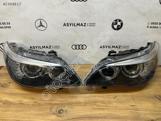 BMW 5 SERİSİ E60 LCİ SAĞ VE SOL TAKIM FAR SIFIR BEYİNLİ DOLU
