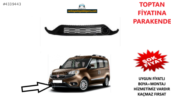 FİAT DOBLO 4 2015 ÖN TAMPON ALT KISIM SIFIR 735615296