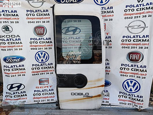 Fiat Doblo maxi bagaj kapağı Sağ taraf orijinal dolu hasarsız