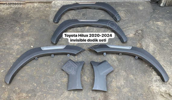 TOYOTA HİLUX 2020-2024 İNVİSİBLE DODİK SETİ           (XS1407S25)