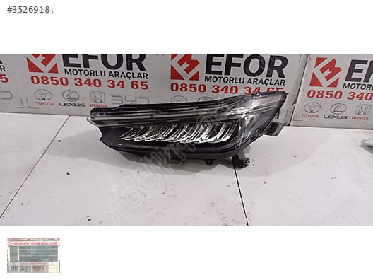 HONDA CİTY ORJİNAL ÇIKMA SOL ÖN FAR 22+
