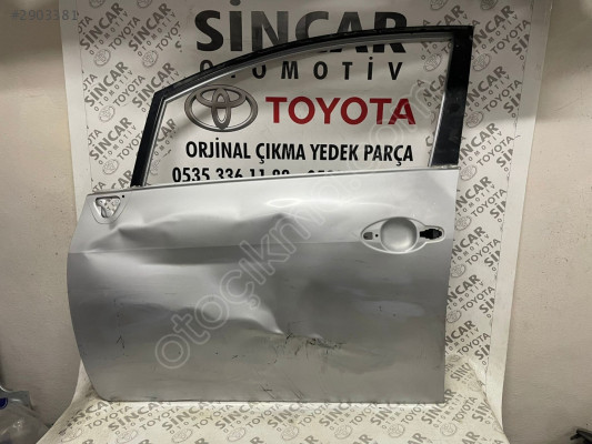 TOYOTA AURİS 2007 2012 SOL ÖN KAPI ÇIKMA ORJİNAL