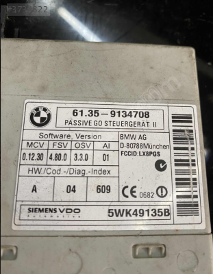BMW E46 HIRSIZ KİLİT BEYNİ 61359134708