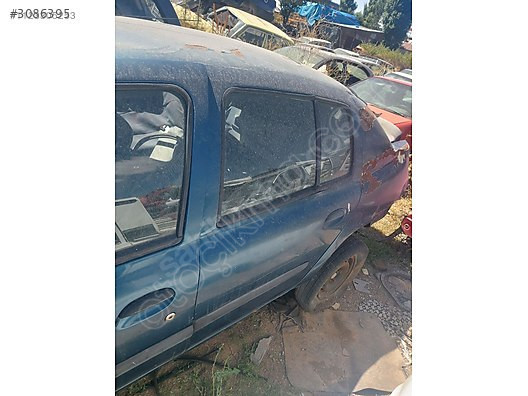RENAULT CLİO ÇIKMA ORJİNAL SOL ARKA KAPI DOLU