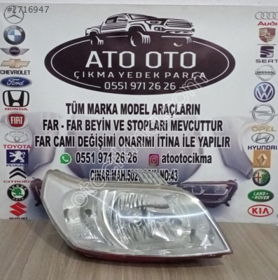 CHEVROLET AVEO ORJİNAL ÇIKMA SAĞ SOL FAR TAMPON KAPUT