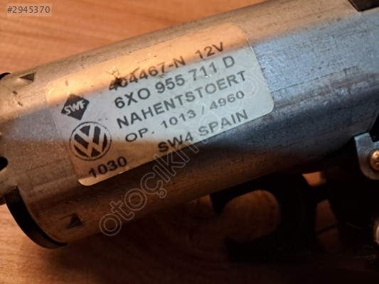 VW POLO 6n2 - SILECEK MOTORU ARKA 6X0955711D