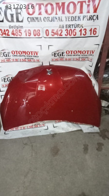 2013/2018 PEUGEOT 208 KIRMIZI MOTOR KAPUTU ORJINAL