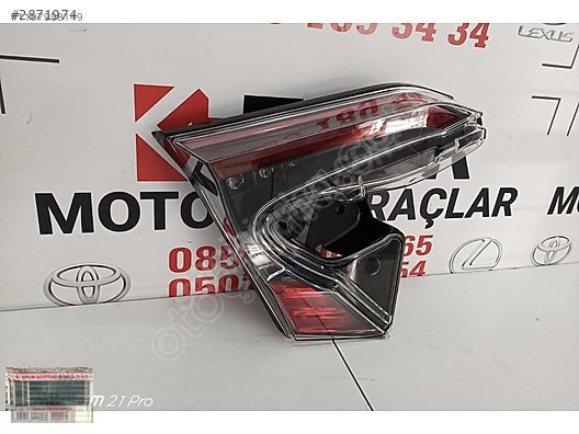 TOYOTA CHR SOL İÇ STOP FULL LED ÇIKMA ORJİNAL YEDEK PARÇA 16-19