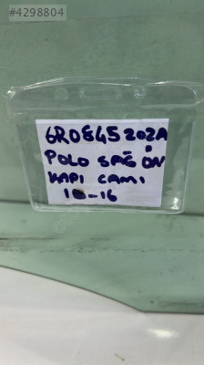 POLO 09-15  ÇIKMA KAPI CAMI - SAĞ ÖN - 6R0845202A
