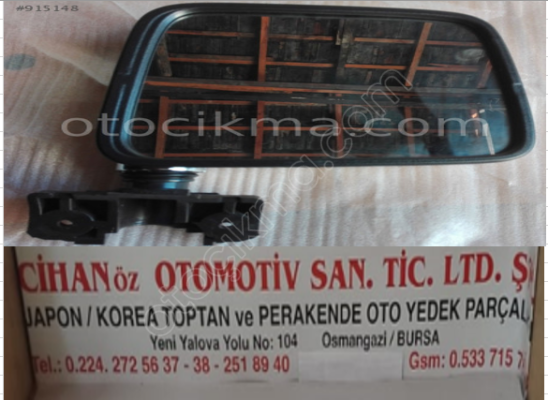 NISSAN D22 NİKELAJLI SAĞ AYNA 1998 2002