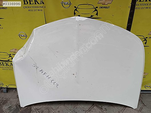 OPEL ASTRA L MOTOR KAPUTU BEYAZ ÇIKMA ORJİNAL YEDEK PARÇA