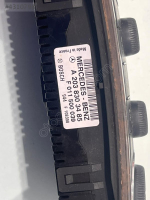 A2038303485 MERCEDES C SERİSİ KLİMA KONTROL PANELİ