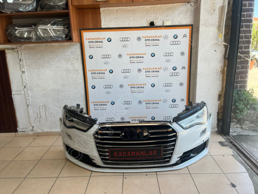 AUDİ A6 ÖN TAMPON+ÖN FARLAR TAKIM ORJİNAL HATASIZ