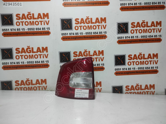 SKODA OCTAVİA A5 ÇIKMA SOL ARKA STOP OEM; 08-665-1912L