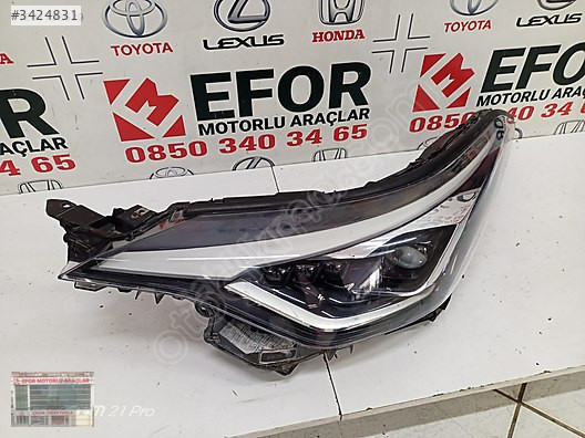 TOYOTA CHR SOL FAR ÇIKMA ORJİNAL YEDEK PARÇA 20-23 MODEL