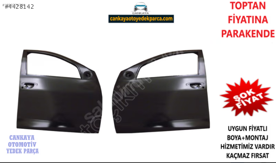 FİAT LİNEA SOL/SAĞ ÖN KAPI ADET FİYAT SIFIR -2007/2014 52063483