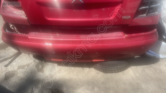 Citroen X Sara bordo  renkte arka tampon