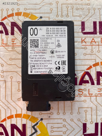 A0009024836 MERCEDES-BENZ C350  RADAR SENSÖRÜ