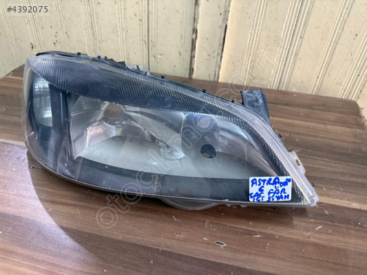 OPEL ASTRA G SAĞ FAR ORJİNAL ÇIKMA 98-08 MODEL İÇİ SİYAH RENK