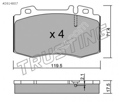 MERCEDES C CLASS ÖN FREN BALATA W211-W219-W220