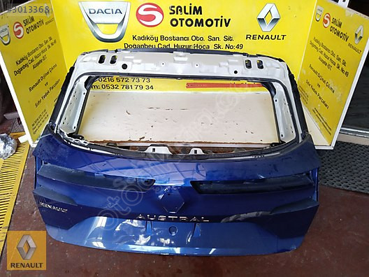RENAULT AVUSTRAL BAGAJ KAPAĞI CIKMA ORJINAL VE DİĞER PARCALAR