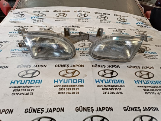 HYUNDAİ ACCENT YUMURTA KASA SOL FAR 1995-2000 ORJİNAL ÇIKMA PARÇA