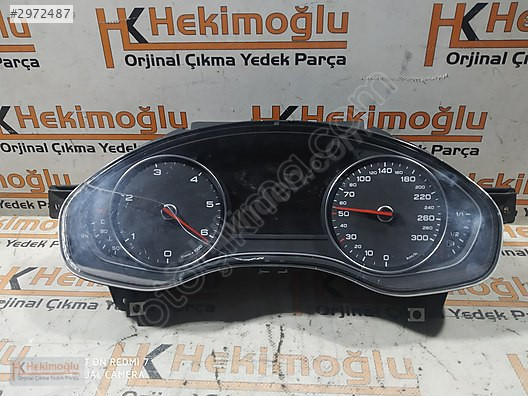 AUDİ A6 C7 A7 KM SAATİ KADRAN GÖSTERGE PANELİ 4G8 920 932 D 0 26