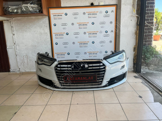 AUDİ A6 ÖN TAMPON+ ÖN FARLAR ORJİNAL HATASIZ SÖKME