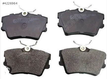 VOLKSWAGEN ARKA FREN BALATASI T4 96-04 7D0698451