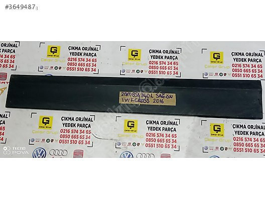 VOLKSWAGEN T-CROSS 2016-2025 SAĞ ÖN KAPI BANDI OEM 2gm854940l