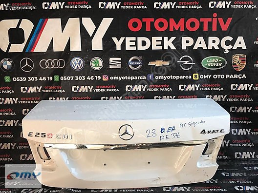 MERCEDES W212 E SERİSİ BAGAJ KAPAĞI OMY OTO'DAN