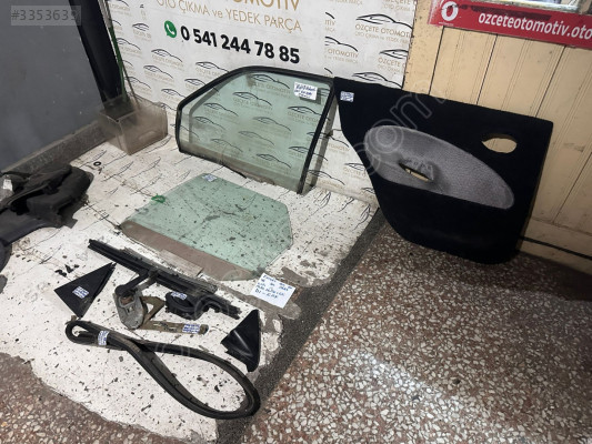 95-00 Model Ford Escort Sol Ön Kapı Cam Fitili ve Lastiği