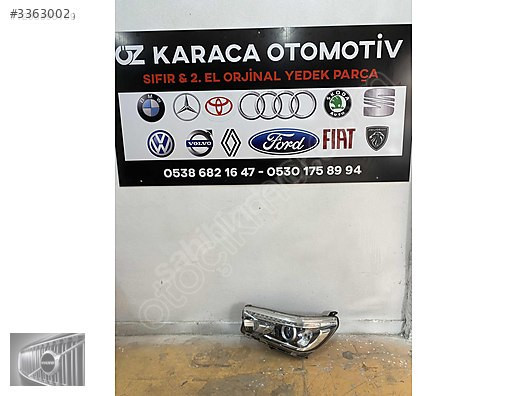 2015-2018 TOYOTA HİLUX ÇIKMA ORJİNAL SOL ÖN FAR
