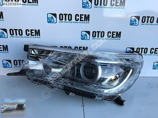 OTO CEM DEN TOYOTA HİLUX REVO 2015 2018 SOL FAR SIFIR LEDLİ