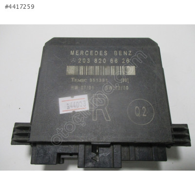 Mercedes C Class W203 Sag Arka Kapı Kontrol Modülü 2038206626