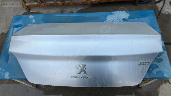 2012-2017 PEJO 301 ARKA BAGAJ GRİ ORJ ÇIKMA