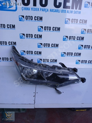 OTO CEM'DEN ÇIKMA TOYOTA COROLLA SAĞ FAR (2016-2018)