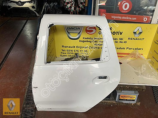 DACİA DUSTER SOL ARKA KAPI BEYAZ ORJİNAL ÇIKMA PARÇA 201