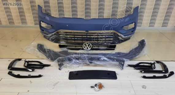 VW GOLF 7 İÇİN GOLF 7.5 R LİNE ÖN TAMPON SETİ SİSLER HARİÇ SIFIR