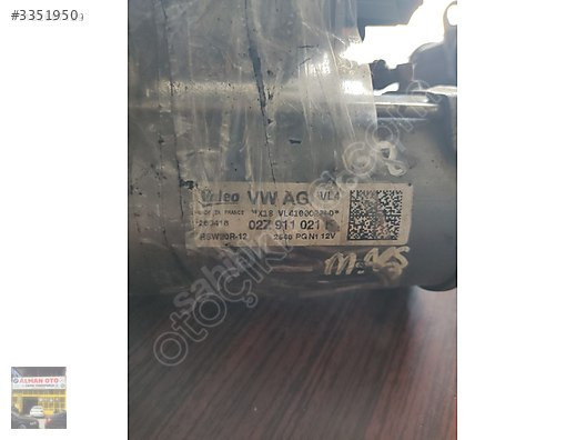 02Z911021K WOLKSVAGEN POLO MARŞ DİNAMOSU