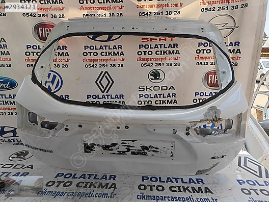 nissan Qashqai j11 bagaj kapağı orjinal beyaz az hasarlı
