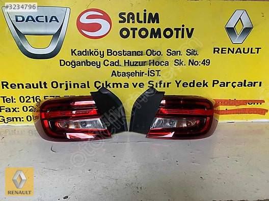 RENAULT TALİANT SIFIR ORJİNAL SAĞ SOL STOP VE DİĞER PARÇALARI