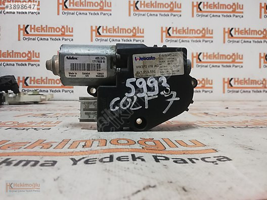 8V3959591 VW GOLF 7 LEON AUDI A3 SUNROOF MOTORU