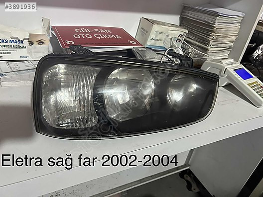 Elantra sağ far 2000-2003