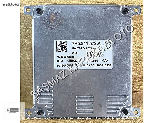 VW Golf 7P5941572A LED FAR BEYNİ SIFIR KODLU