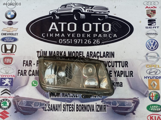 VOLKSWAGEN BORA ORJİNAL CIKMA SAĞ FAR