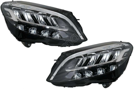 W205 MAKYAJSIZ BIXENON UYUMLU MAKYAJLI DIZAYN FAR