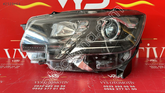 PEUGEOT RİFTER LEDLİ MERCELİ SOL ÖN FAR ÇIKMA ORJ