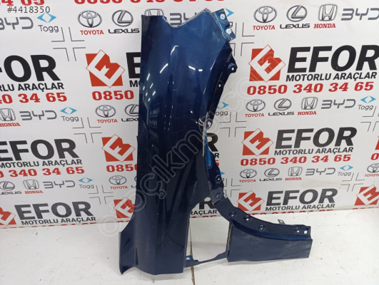 TOGG YT10X SAĞ ÖN ÇAMURLUK ÇIKMA ORİJİNAL PARÇA