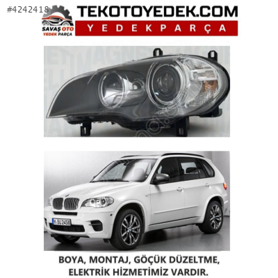 BMW X5 E70 LCI ÖN BI-XENON FAR SAĞ SOL 2011 2012 2013 KAMPANYA